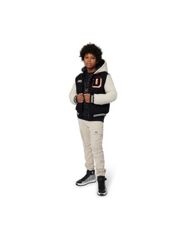 DKNY Winterjacke in Schwarz/ Weiß