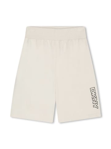 DKNY Szorty dresowe w kolorze kremowym
