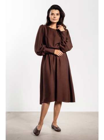 Awama Sukienka w kolorze brązowym