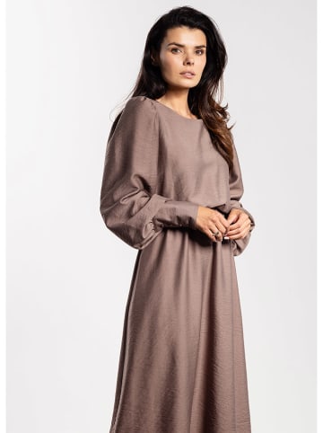Awama Sukienka w kolorze szarobrązowym