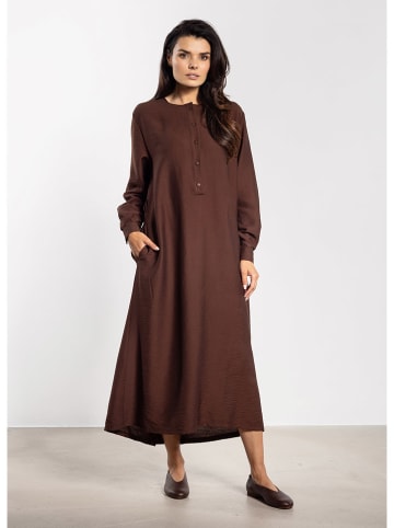 Awama Kleid in Braun