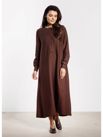 Awama Kleid in Braun