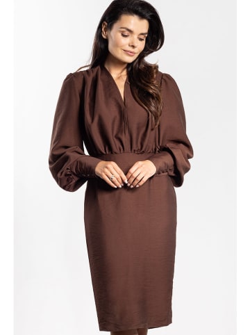 Awama Sukienka w kolorze brązowym