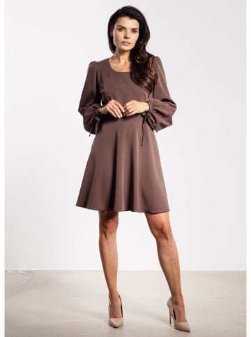 Awama Kleid in Braun