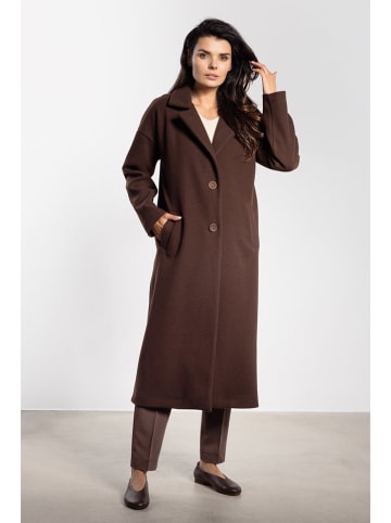 Awama Mantel in Braun