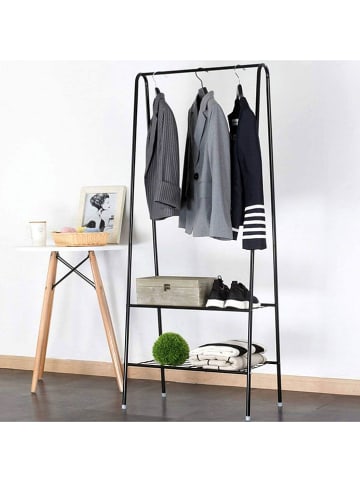 Joybos Kleiderständer in Schwarz - (B)61 x (H)152 x (T)34 cm