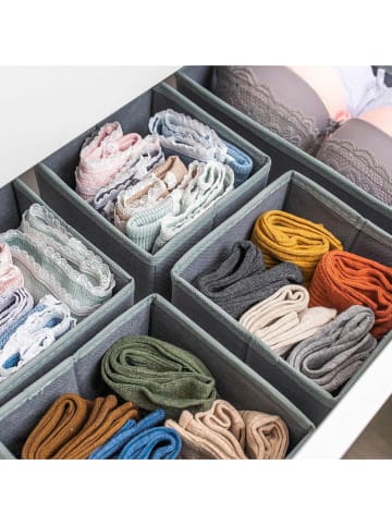 Joybos 3er-Set: Aufbewahrungsboxen in Grau