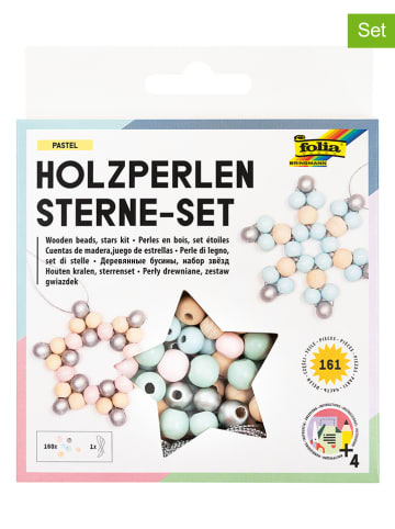 folia PAPER 161-częsciowy zestaw gwiazd w różnych kolorach