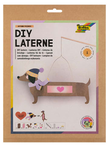 folia PAPER Lantaarn-knutselset "Autumn Friends" lichtbruin - vanaf 5 jaar