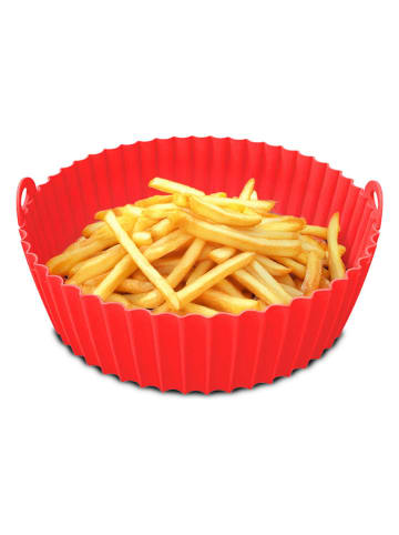 KITCHENCOOK Heißluftfritteusen-Backform in Rot - Ø 20 cm