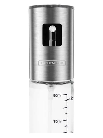 KITCHENCOOK Oliesprayfles zilverkleurig - 90 ml
