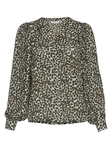MOSS COPENHAGEN Bluse "Eldana Rikkelie" in Khaki