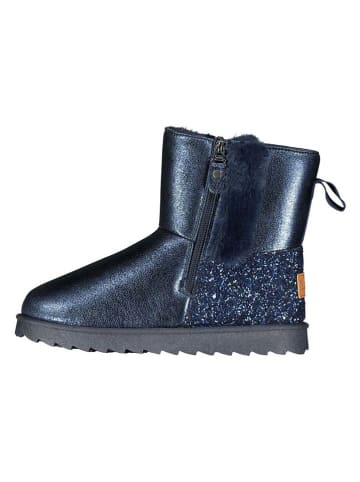 Geographical Norway Winterboots "Oglitter" donkerblauw