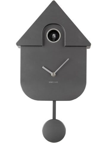Karlsson Wanduhr "Cuckoo" in Grau - (B)21 x (H)41 x (T)8,5 cm