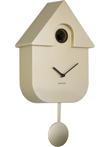 Karlsson Zegar ścienny "Cuckoo" w kolorze złotym - 21 x 41 x 8,5 cm
