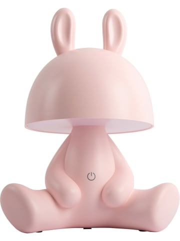 Leitmotiv Lampa stołowa LED "Bunny" w kolorze jasnoróżowym - 22 x 27 x 17 cm