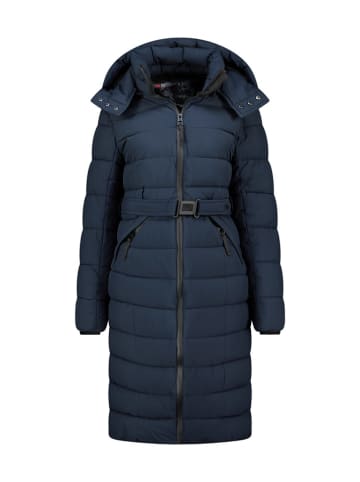 Geographical Norway Płaszcz zimowy "Cabimalimo" w kolorze granatowym