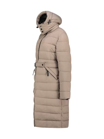 Geographical Norway Płaszcz zimowy "Cabimalimo" w kolorze szarobrązowym