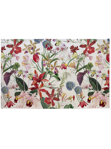 Madre Selva Kurzflor-Teppich "Living" in Bunt - (L)140 x (B)90 cm