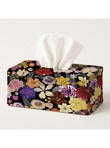 Madre Selva Tissueboxhoes "Enma" meerkleurig - (B)25 x (H)14 cm