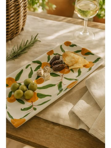 The Wild Hug Servierplatte in Gelb/ Grün - (B)31 x (H)15 cm