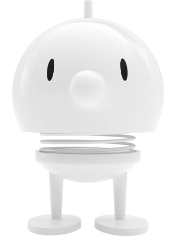 Hoptimist Figurka dekoracyjna "Bumble M" w kolorze białym - wys. 10 x Ø 7,5 cm
