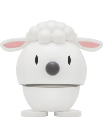 Hoptimist Figurka dekoracyjna "Lambert" w kolorze białym - 7 x 7 x 5 cm