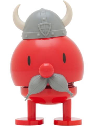 Hoptimist Dekofigur "Viking Bumble S" in Rot - (B)5 x (H)8 x (T)5 cm