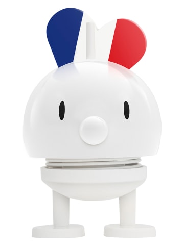 Hoptimist Figurka dekoracyjna "Love Bumble France S" w kolorze białym - 5 x 6 x 5 cm