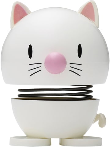 Hoptimist Dekofigur "Cat" in Weiß - (B)5 x (H)6 x (T)5 cm