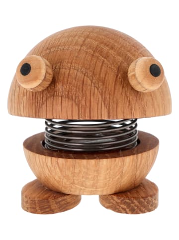 Hoptimist Figurka dekoracyjna "Frog" w kolorze brązowym - wys. 5 x Ø 5 cm