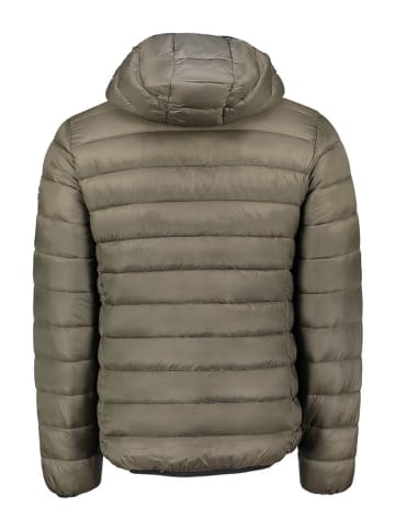 Geographical Norway Doorgestikte jas "Alaric" kaki
