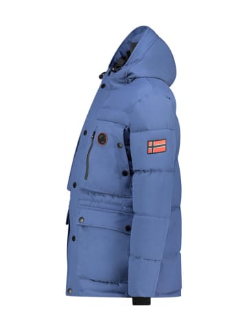 Geographical Norway Parka "Albert" w kolorze morskim