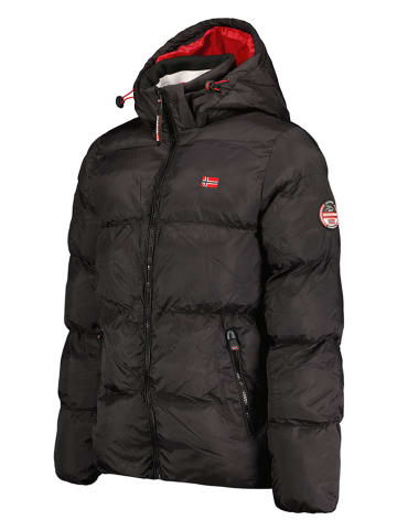 Geographical Norway Kurtka pikowana "Ancelo" w kolorze czarnym