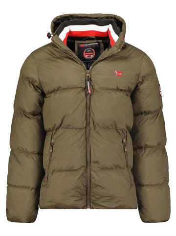 Geographical Norway Kurtka pikowana "Ancelo" w kolorze khaki