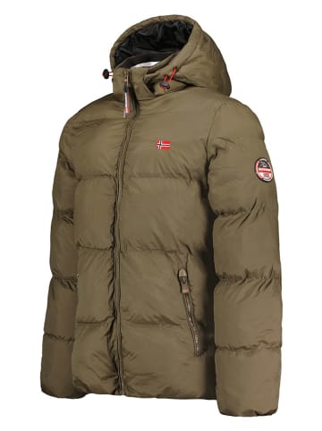 Geographical Norway Kurtka pikowana "Ancelo" w kolorze khaki
