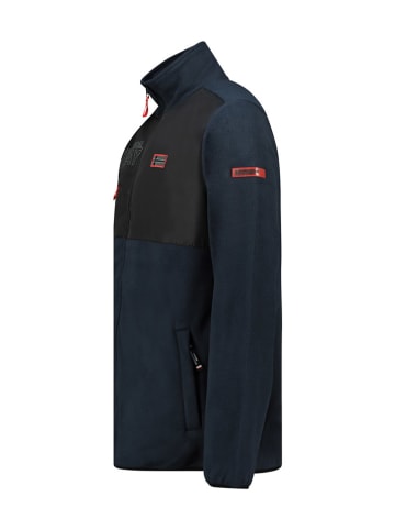 Geographical Norway Kurtka polarowa "Trasir" w kolorze granatowym