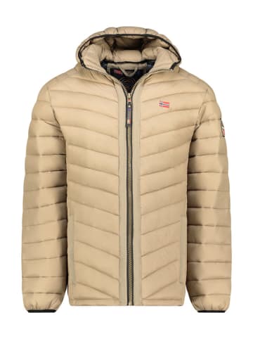 Geographical Norway Doorgestikte jas "Carliti" beige