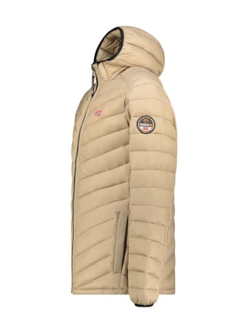 Geographical Norway Doorgestikte jas "Carliti" beige