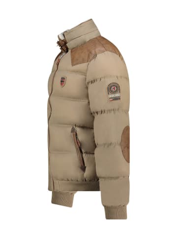 Geographical Norway Doorgestikte jas "Abramovitch" beige