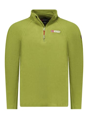 Geographical Norway Fleecepullover "Tug" in Grün