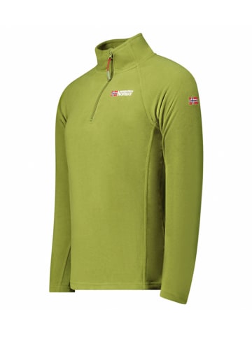 Geographical Norway Fleecepullover "Tug" in Grün