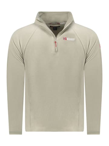 Geographical Norway Bluza polarowa "Tug" w kolorze szarozielonym