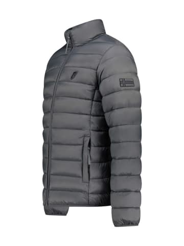 Geographical Norway Doorgestikte jas "Amigotal" grijs