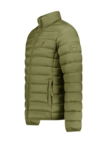 Geographical Norway Kurtka pikowana "Amigotal" w kolorze oliwkowym