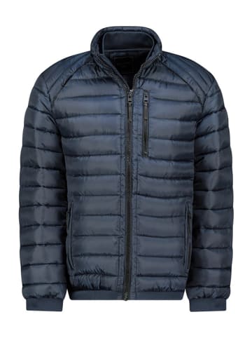Geographical Norway Doorgestikte jas "Alonzo" donkerblauw