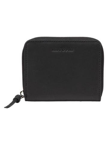 Marc O'Polo Leder-Geldbörse in Schwarz - (B)13 x (H)10 x (T)2,5 cm