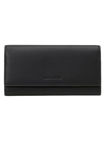 Marc O'Polo Leder-Geldbörse in Schwarz - (B)19,5 x (H)10 x (T)2,5 cm
