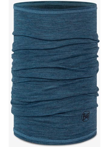 Buff Wool-Loop-Schal in Blau