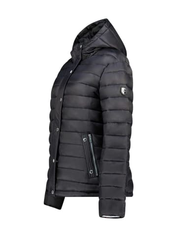 Geographical Norway Steppjacke "Bubulle" in Schwarz